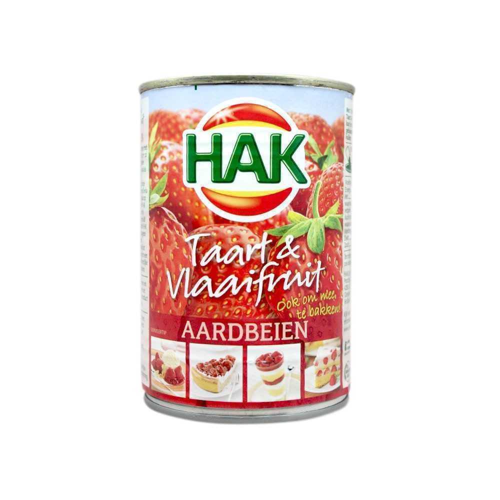 Hak Taart&Vlaaifruit Aardbeien 430g/ Strawberry Filling