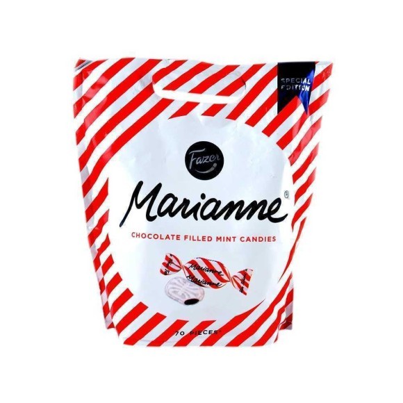 Fazer Marianne / Mint Candies Liquorice Covered 120g Fazer Marianne / Mint Candies Liquorice Covered 120g