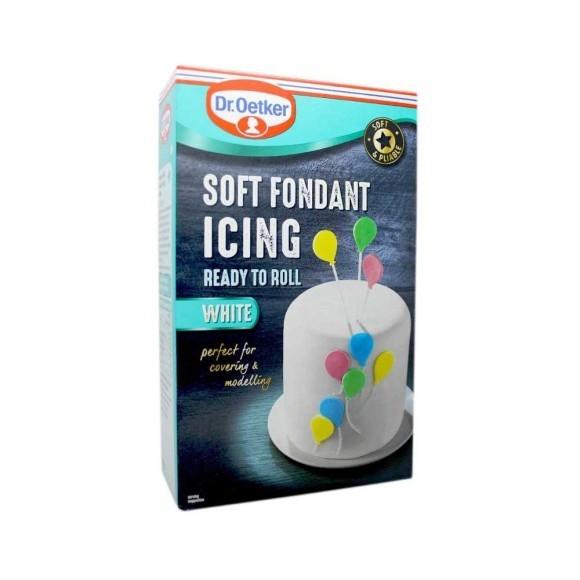 Dr.Oetker Soft Fondant Icing White / Fondant Blanco 1Kg Dr.Oetker Soft Fondant Icing White / Fondant Blanco 1Kg