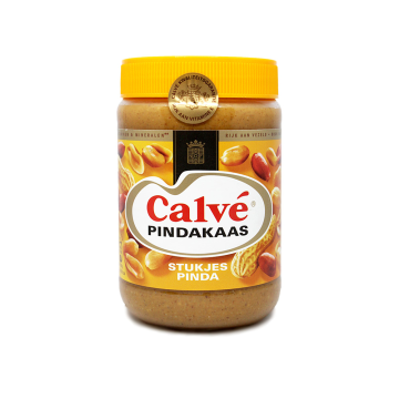 Calvé Pindakaas Stukjes Pinda / Mantequilla de Cacahute con Trocitos 650g