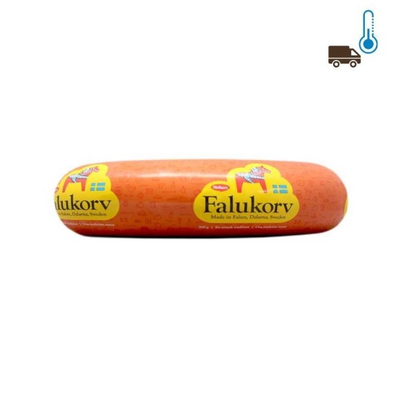 Melkers Falukorv 500g/ Smoked Swedish Sausage Melkers Falukorv 500g/ Smoked Swedish Sausage