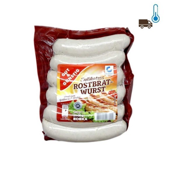 Gut&Günstig Delikatess Rostbratwurst / Salchichas para Barbacoa 540g Gut&Günstig Delikatess Rostbratwurst / Salchichas para Barbacoa 540g