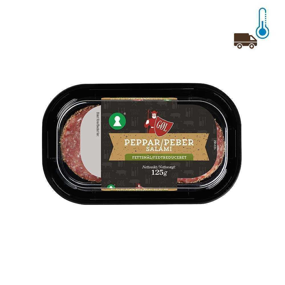 Gøl Salami Peppar Skivad / Salami Danés con Pimienta 150g