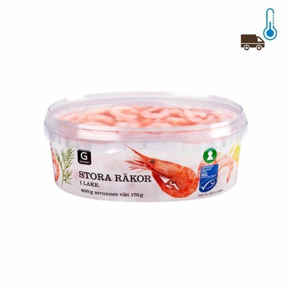 Garant Stora Räkor i Lake / Camarones Grandes 400g Garant Stora Räkor i Lake / Camarones Grandes 400g