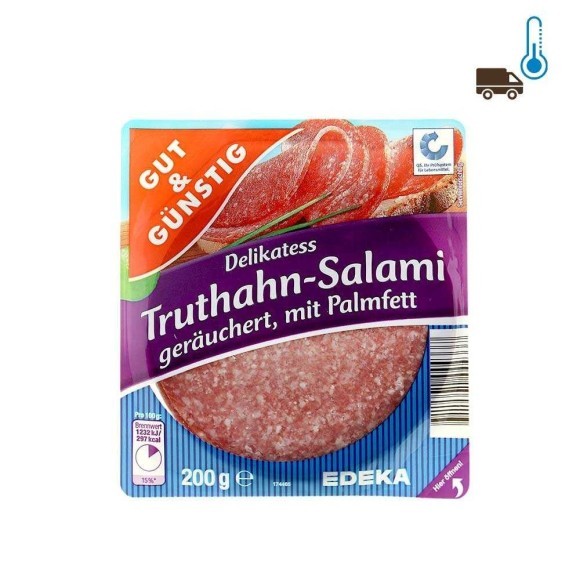 Gut&Günstig TruthahnSalami Geräuchert / Salami de Pavo 200g