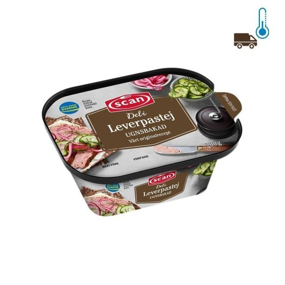 Scan Leverpastej Ugnsbakad 200g/ Pate Scan Leverpastej Ugnsbakad 200g/ Pate