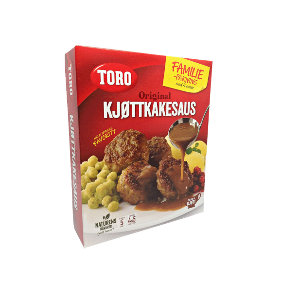 Toro Kjøttkakesaus Familie Pakning / Meatballs Sauce 180g Toro Kjøttkakesaus Familie Pakning / Meatballs Sauce 180g