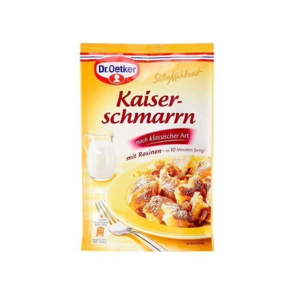 Dr.Oetker Kaiserschmarrn mit Rosinen / Mezcla para Crepes Revueltos con Pasas 165g Dr.Oetker Kaiserschmarrn mit Rosinen / Mezcla para Crepes Revueltos con Pasas 165g