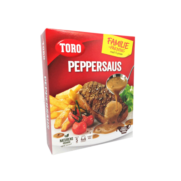 Toro Peppersaus Familie Pakning / Salsa de Pimienta 4x21g Toro Peppersaus Familie Pakning / Salsa de Pimienta 4x21g