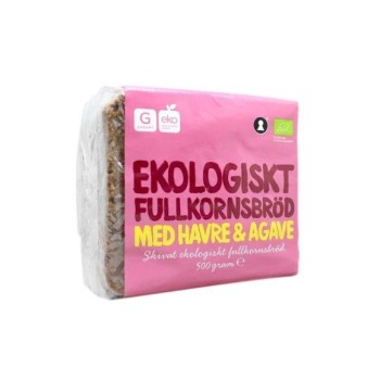 Garant Fullkornsbröd Eko Med Havre&Agave 500g/ Whole Grain Bread