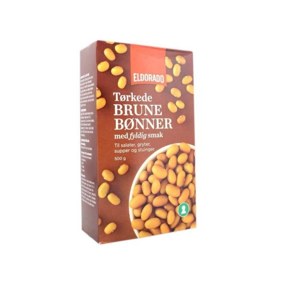 El Dorado Tørkede Brune Bønner 500g/ Brown Beans El Dorado Tørkede Brune Bønner 500g/ Brown Beans