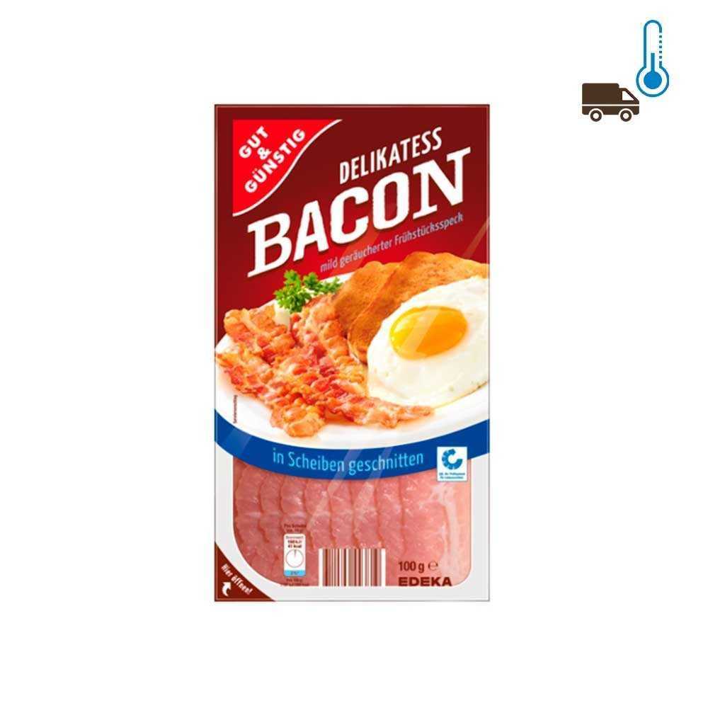 Gut&Günstig Bacon in Scheiben Geschnitten / Lonchas de Bacon 100g