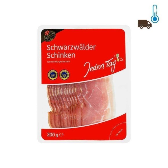 Jeden Tag Schwarzwälder Schinken / Jamón Ahumado de la Selva Negra 200g Jeden Tag Schwarzwälder Schinken / Jamón Ahumado de la Selva Negra 200g