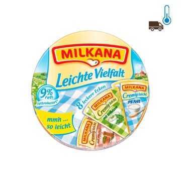 Milkana Runddose Leichte Vielfalt 8x25g/ Light Cheese Spread Portions
