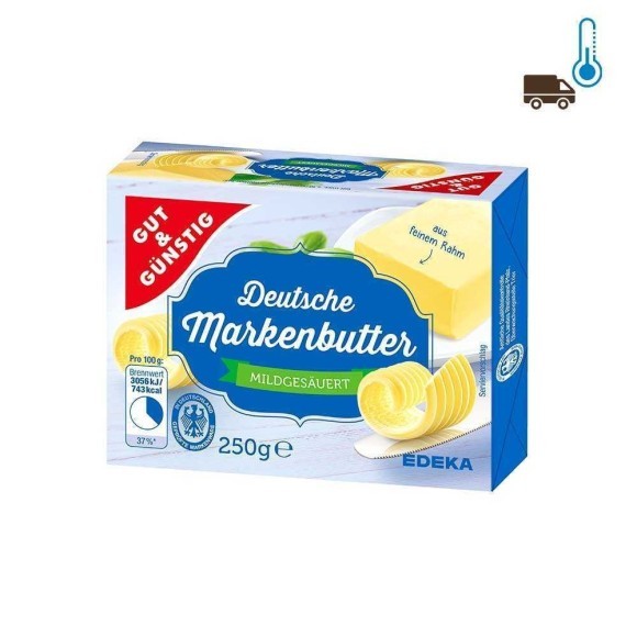 Gut&Günstig Deutsche Markenbutter / Mantequilla Alemana 250g Gut&Günstig Deutsche Markenbutter / Mantequilla Alemana 250g
