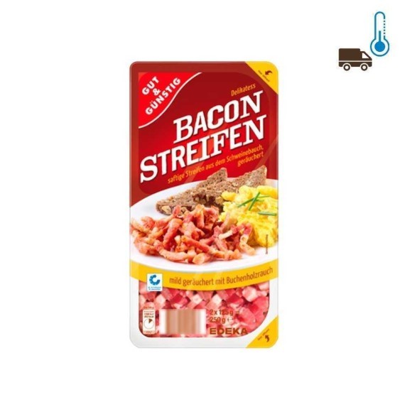 Gut&Günstig Baconstreifen 2x125g/ Bacon Strips Gut&Günstig Baconstreifen 2x125g/ Bacon Strips