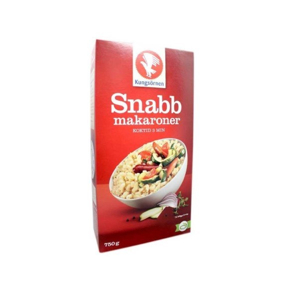 Kungsörnen Snabbmakaroner Koktid 3 Min 750g/ 3 Minutes Macaroni Kungsörnen Snabbmakaroner Koktid 3 Min 750g/ 3 Minutes Macaroni