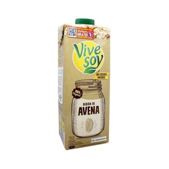 Vive Soy Bebida de Avena / Oat Drink 1L Vive Soy Bebida de Avena / Oat Drink 1L