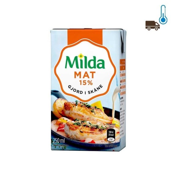 Milda Mat 15% 250ml/ Cooking Cream Milda Mat 15% 250ml/ Cooking Cream