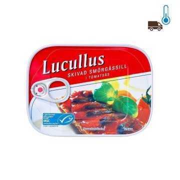 Abba Lucullus Skivad Smörgåssill i Tomatsås / Filetes de Arenque en Salsa de Tomate 112g