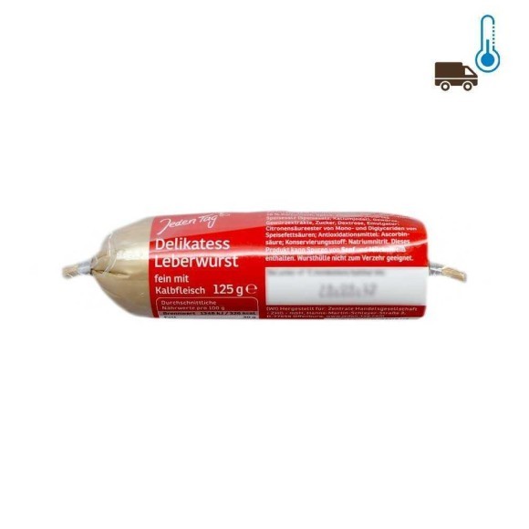 Jeden Tag Delikatess Leberwurst 125g/ Pork Liver Paté Jeden Tag Delikatess Leberwurst 125g/ Pork Liver Paté