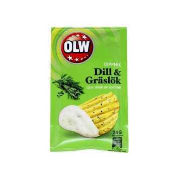 Olw Dip Mix Dill&Gräslök / Mezcla para Dip de Eneldo y Cebollino 24g
