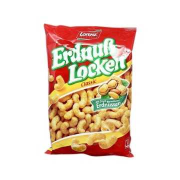 Lorenz Erdnuß Locken / Curly Peanut Snack 120g