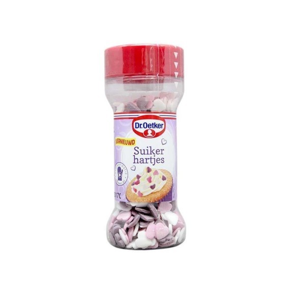 Dr.Oetker Suiker Hartjes 40g/ Sugar Hearts Dr.Oetker Suiker Hartjes 40g/ Sugar Hearts