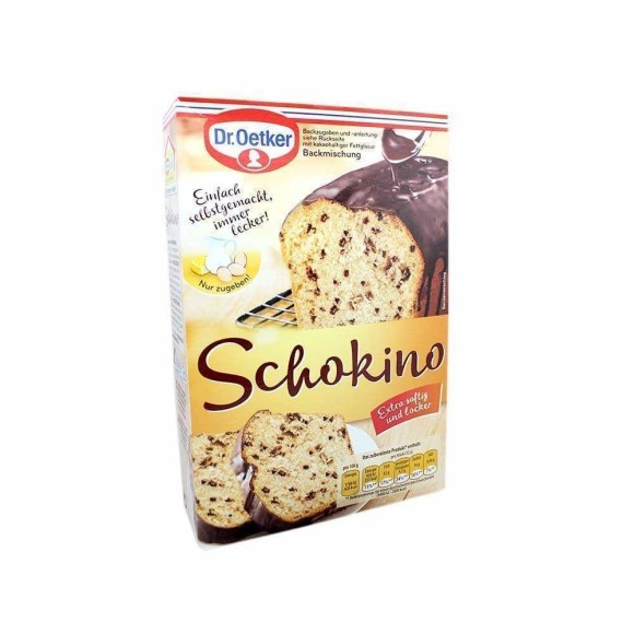 Dr.Oetker Schokino / Mezcla para Bizcocho con Copos de Chocolate 480g Dr.Oetker Schokino / Mezcla para Bizcocho con Copos de Chocolate 480g