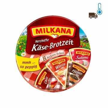 Milkana Herzhafte Käse-Brotzeit x8 200g/ Spicy Cheese Spread Portions