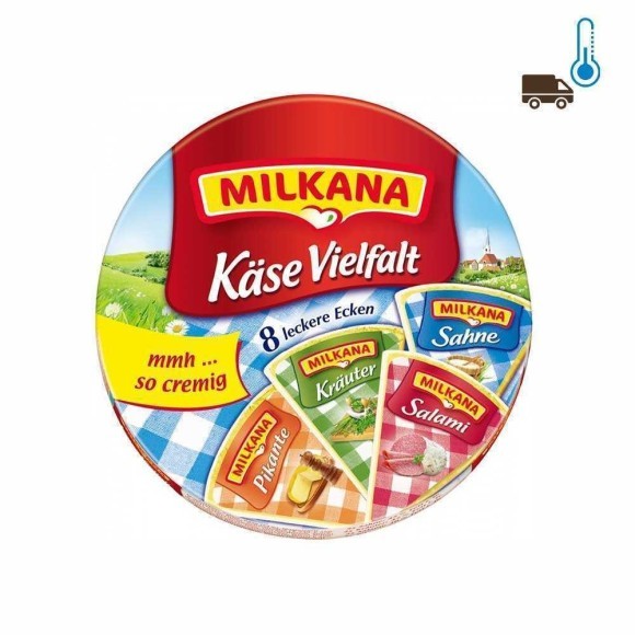 Milkana Käse Vielfalt x8 200g/ Cheese Spread Mix Milkana Käse Vielfalt x8 200g/ Cheese Spread Mix
