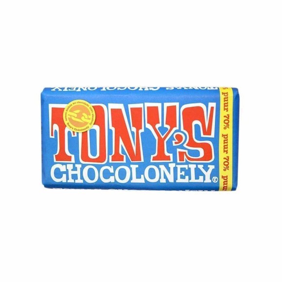 Tony's Chocolonely 70% Puur / Chocolate Negro 180g Tony's Chocolonely 70% Puur / Chocolate Negro 180g