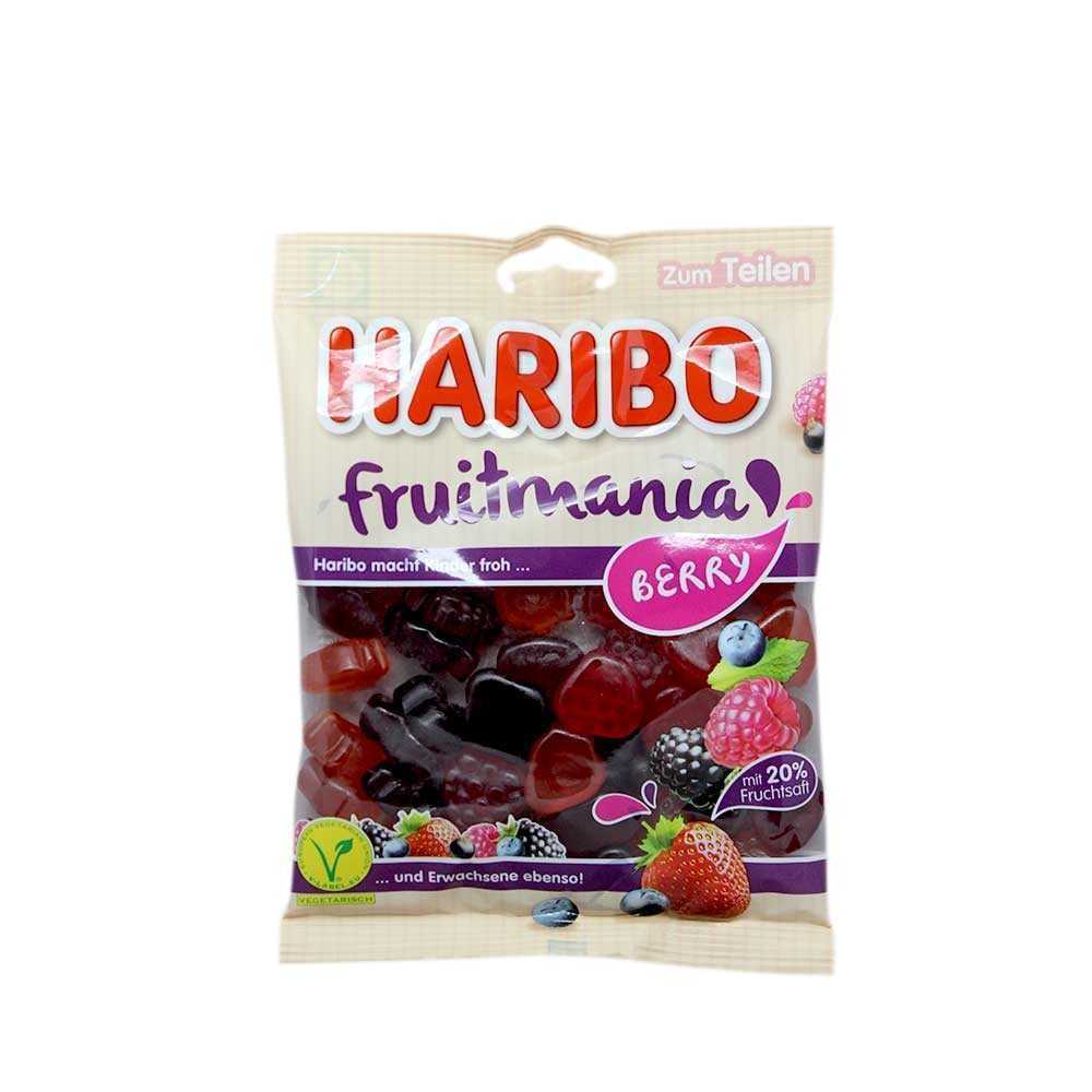 Haribo Fruitmania Berry / Golosinas Frutos Rojos 160g