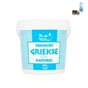 Zuivel Meester Yoghurt Griekse Naturel 0% Vet 1Kg/ Greek Yogurt