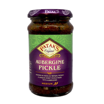 Patak's Aubergine Pickle / Condimento de Berenjena 312g