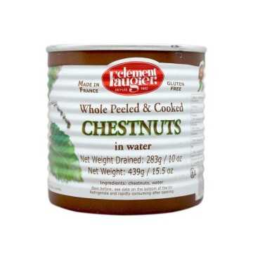 Clément Faugier Whole Peeled & Cooked Chestnuts / Castañas Enteras Peladas y Cocidas 439g