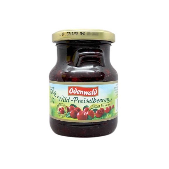 Odenwald Wild-Preiselbeeren 220g/ Wild Cranberries Odenwald Wild-Preiselbeeren 220g/ Wild Cranberries