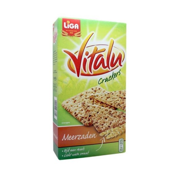 Liga Vitalu Crackers Meerzaden 200g/ Grain Crackers Liga Vitalu Crackers Meerzaden 200g/ Grain Crackers