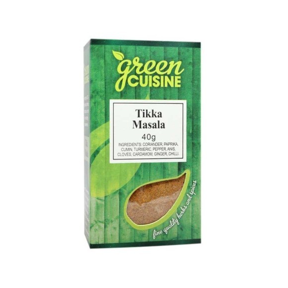 Green Cuisine Tikka Masala Spices / Especias para Tikka Masala 40g Green Cuisine Tikka Masala Spices / Especias para Tikka Masala 40g
