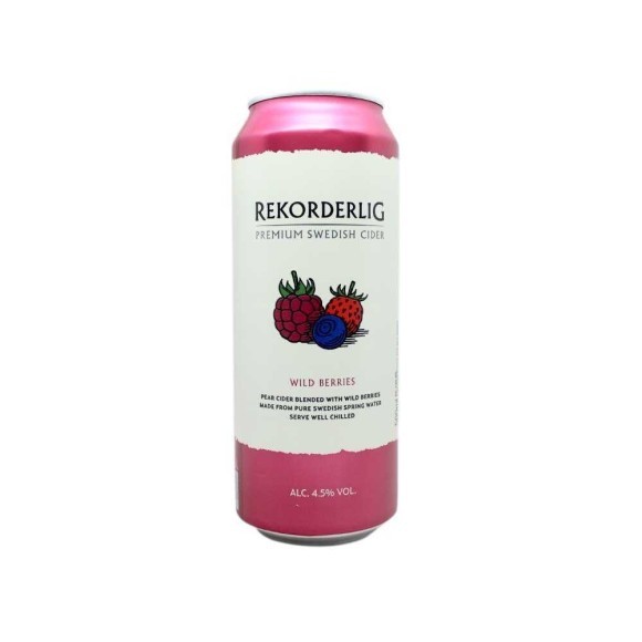 Rekorderlig Wild Berries Cider 4,5% / Sidra Frutos del Bosque 50cl Rekorderlig Wild Berries Cider 4,5% / Sidra Frutos del Bosque 50cl