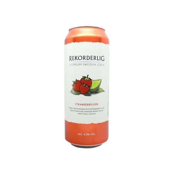 Rekorderlig Strawberry Lime Cider 4,5% 50cl Rekorderlig Strawberry Lime Cider 4,5% 50cl
