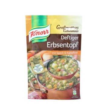 Knorr Deftiger Erbsentopf mit Speck&Kartoffeln 122g/ Pea Soup with Bacon and Potatoes