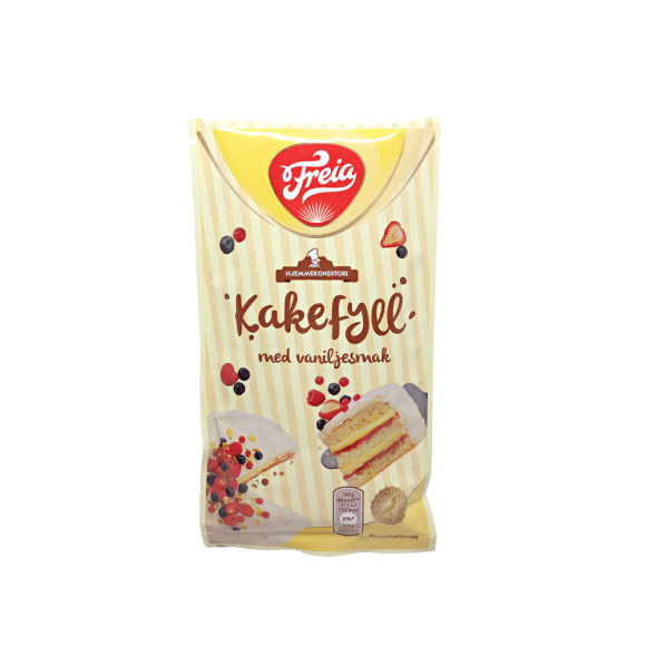 Freia Kakefyll Vanilje / Relleno de Vainilla para Tarta 80g Freia Kakefyll Vanilje / Relleno de Vainilla para Tarta 80g