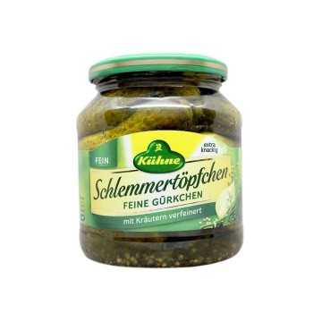 Kühne Schlemmertöpfchen Feine Gürkchen 530g/ Pickels