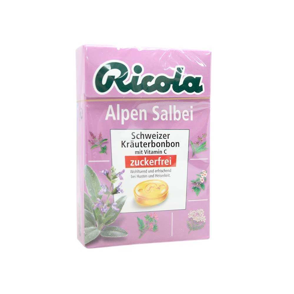 Ricola Alpen Salbei Schweizer Kräuterbonbon 50g/ Herbs Candies