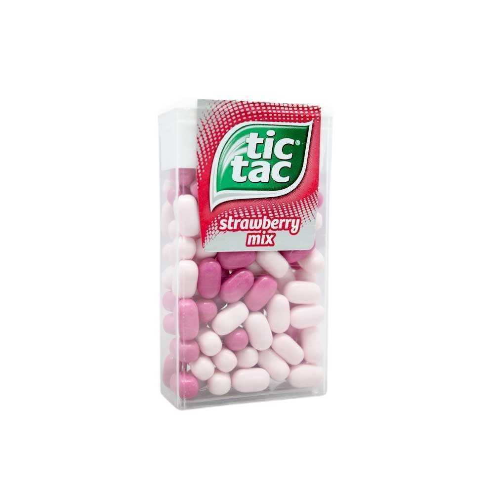Tic Tac Strawberry Mix 49g/ Caramelos de Fresa