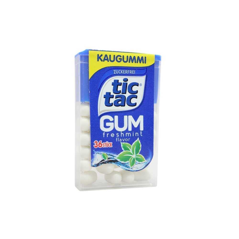 Tic Tac Gum Freshmint x36 17,5g/ Chicles Menta Fresca