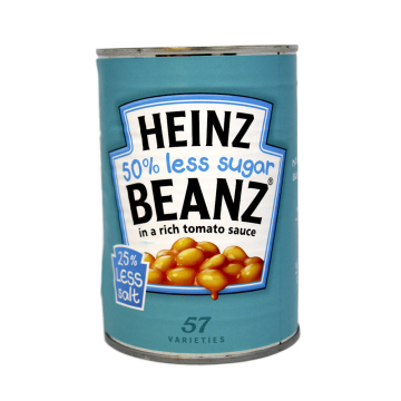 Heinz Baked Beans No Added Sugar / Alubias en Tomate Sin Azúcar Añadido 400g