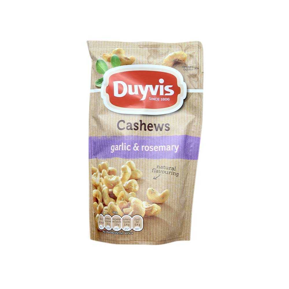 Duyvis Cashews Garlic&Rosemary 125g