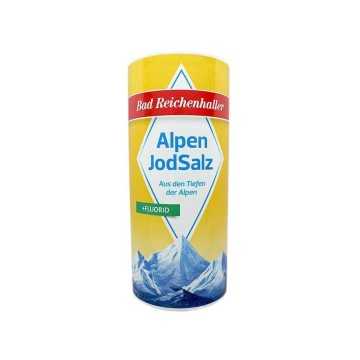 Bad Reichenhaller Alpen JodSalz met Fluorid 500g/ Sal con Fluoruro